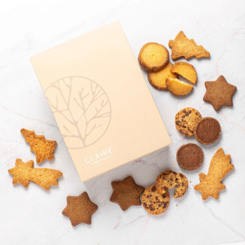 Coffret de sablés de Noël